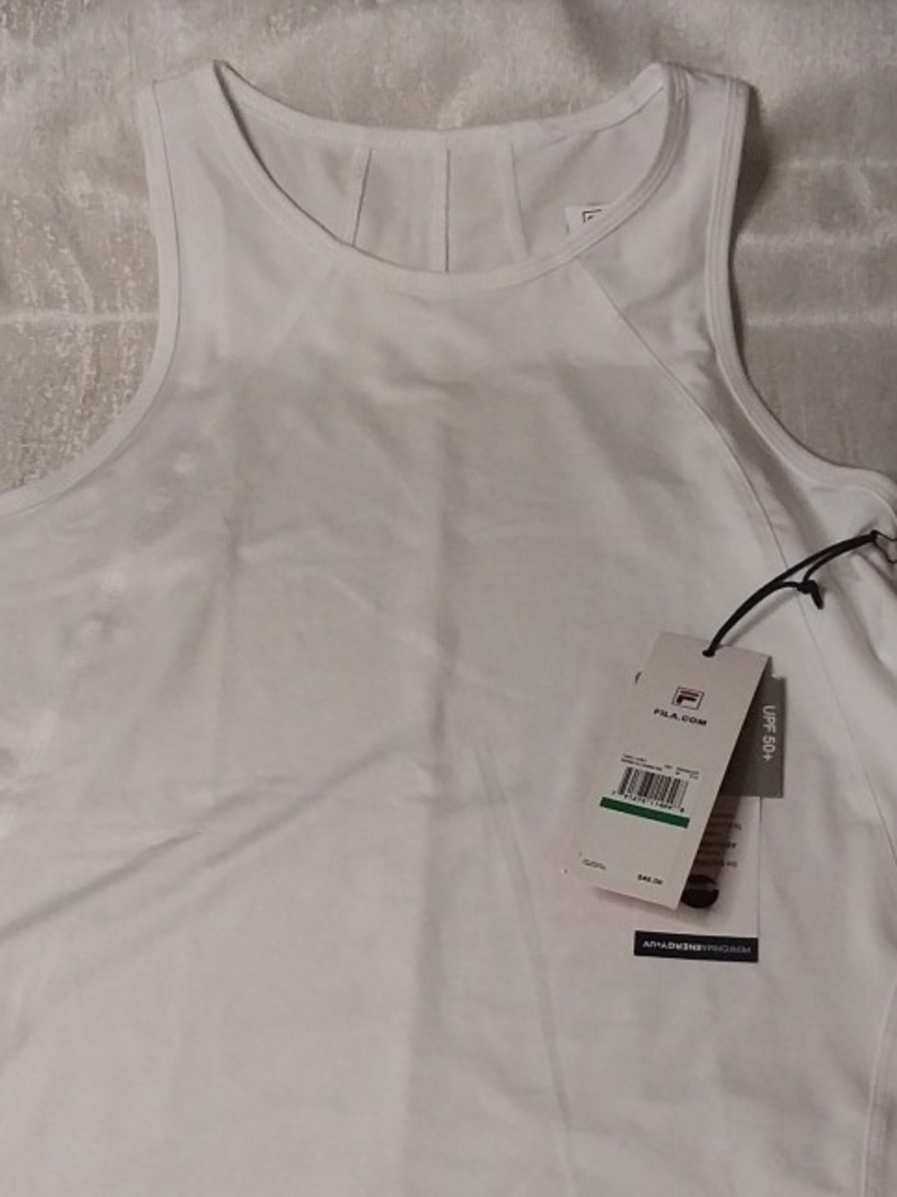 Fila White Athletic Tank Top Womens L